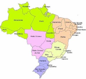 A divisão político-administrativa do Brasil - Brasil Escola